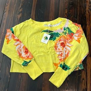 Anthropologie Daily Practice Cropped Sweatshirt